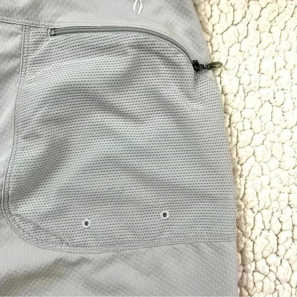 Nancy Lopez Gray Lightweight Moisture Wicking V-Cut Golf Athletic Shorts Size 10 - Picture 7 of 15